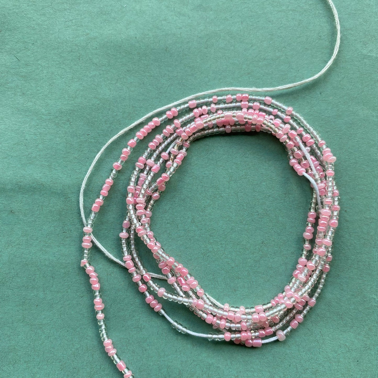 Pink Self Care Waistbeads