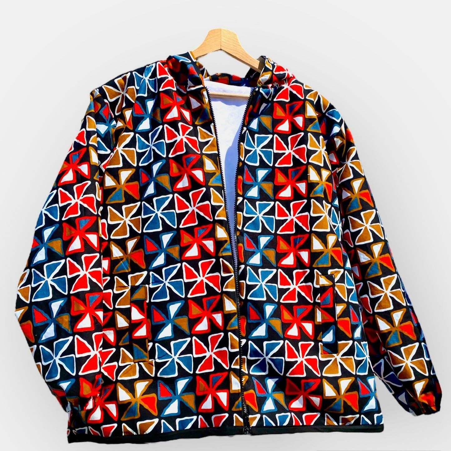Red Men’s Windbreaker