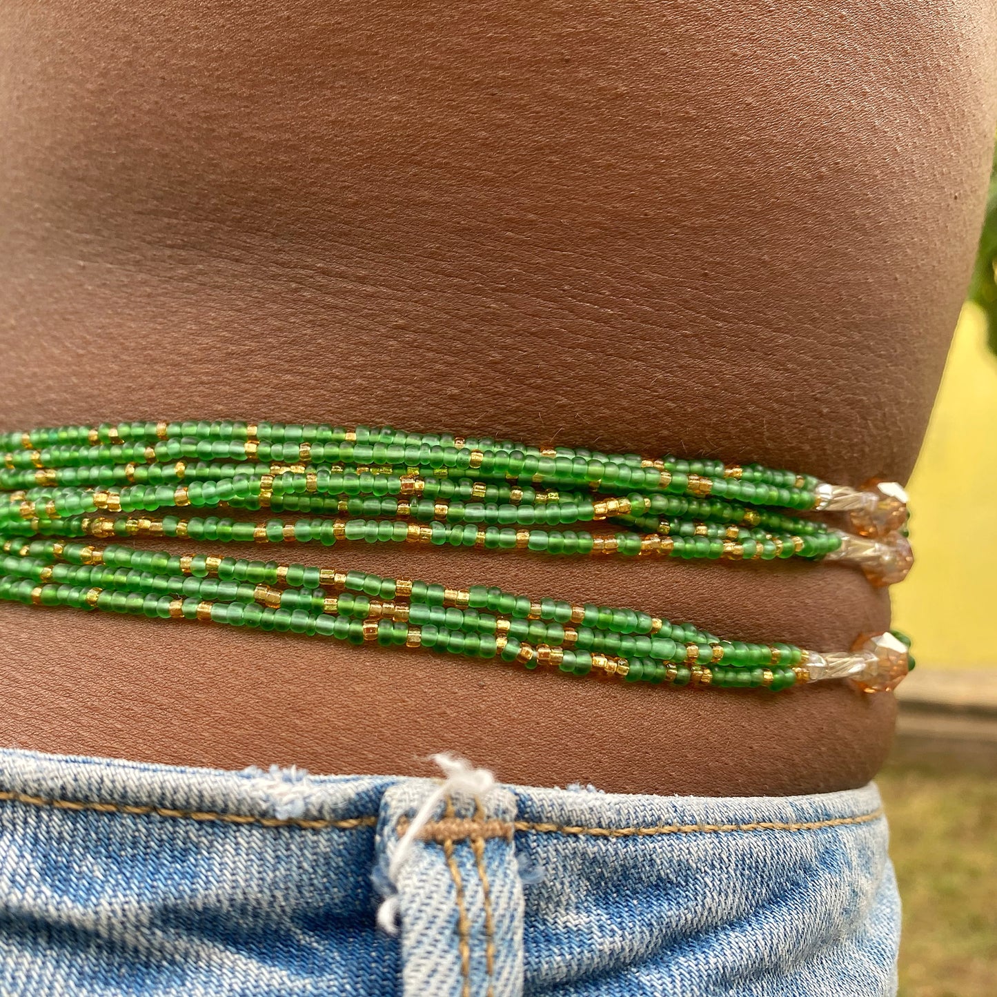 Collard Greens MONEY Waistbeads *last one will not restock*