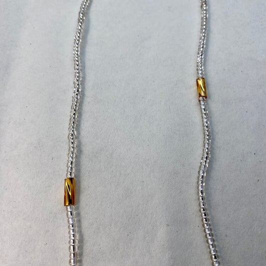 Silver and Gold Waistbeads