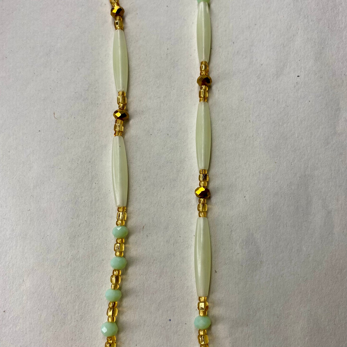 Emerald Glow in the Dark  Waistbeads