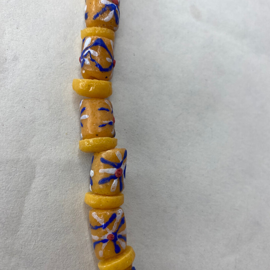 Yellow Mask Necklace