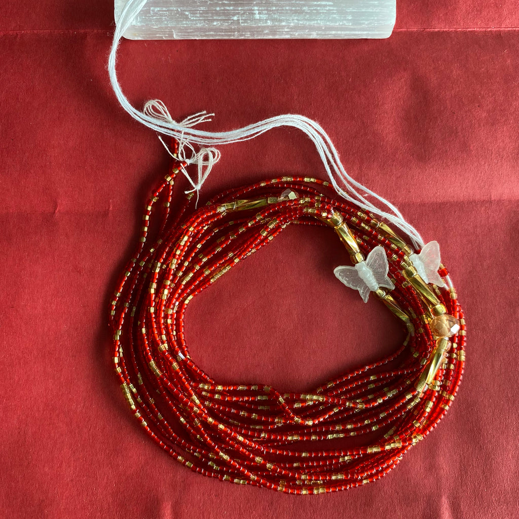 Fire Attraction Spiritual Protection 3 in 1 Waistbeads Set