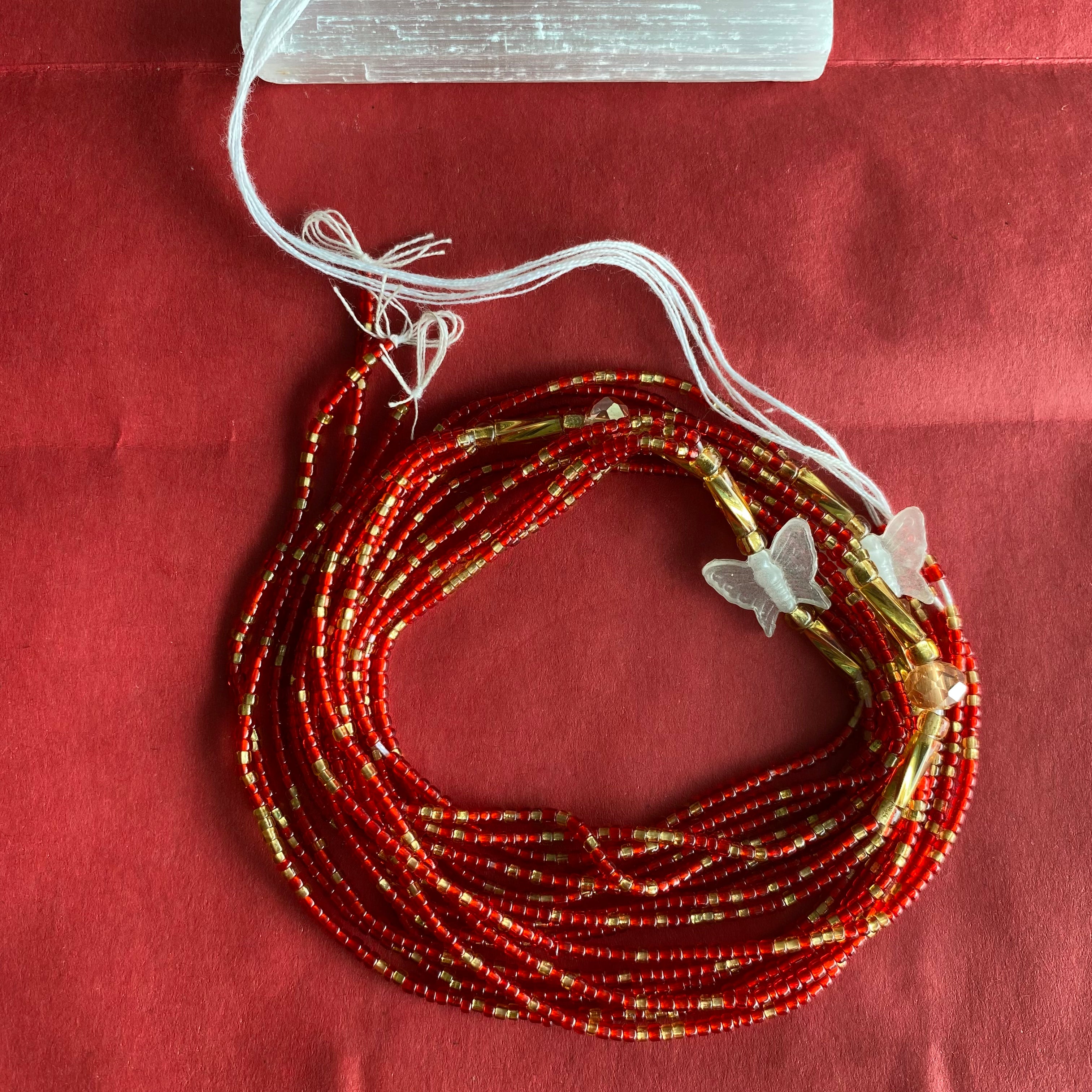 Fire Attraction Spiritual Protection 3 in 1 Waistbeads Set
