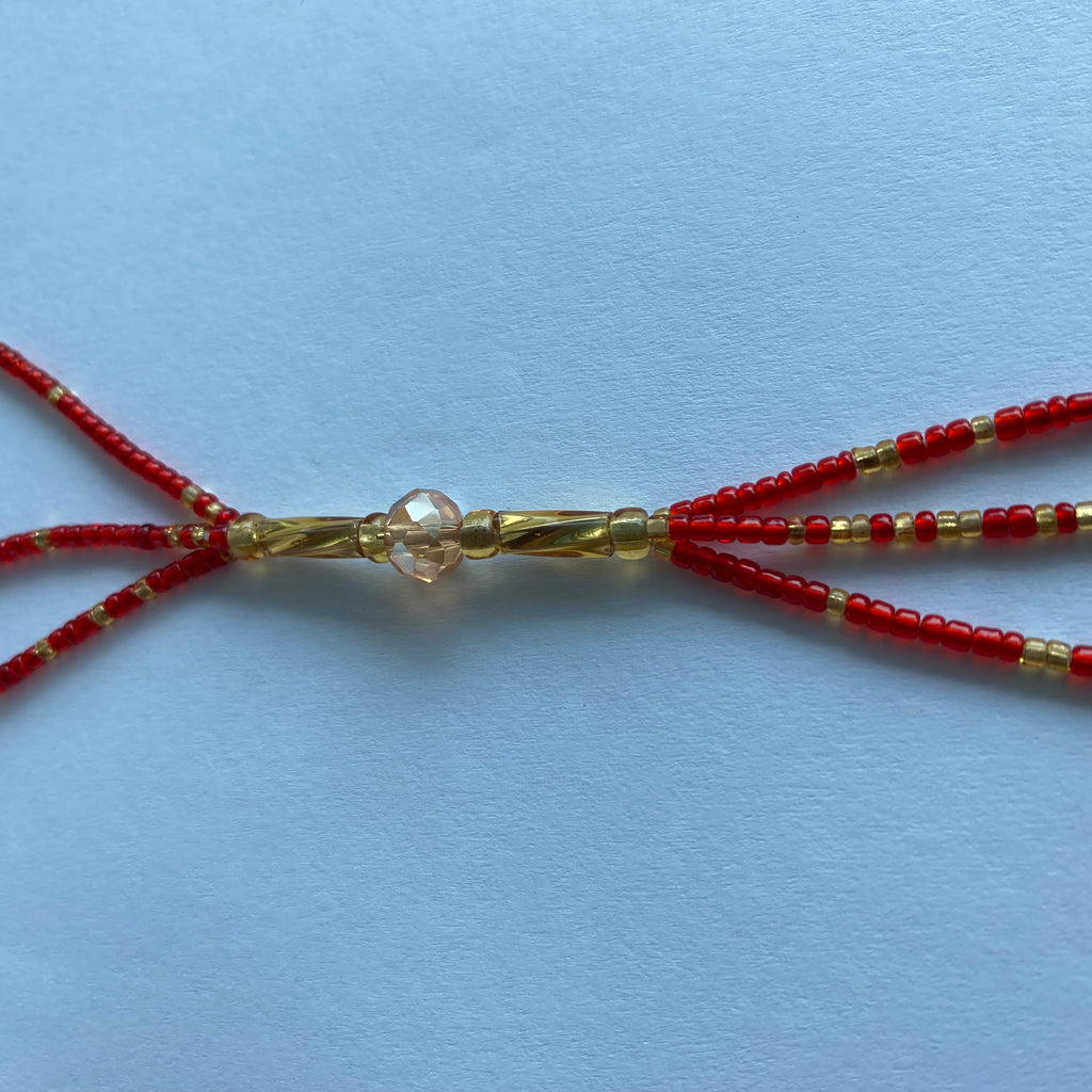 Fire Attraction Spiritual Protection 3 in 1 Waistbeads Set