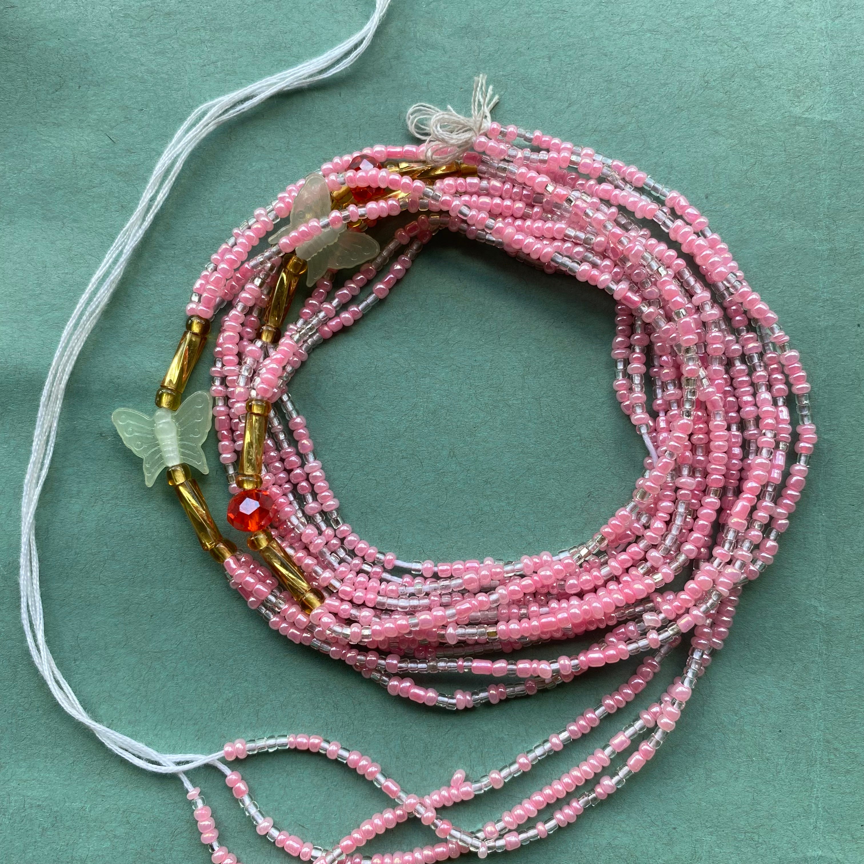 Self Love Glow in the Dark Butterfly 3 in 1 set Waistbeads