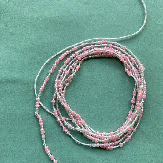 Pink Self Care Waistbeads