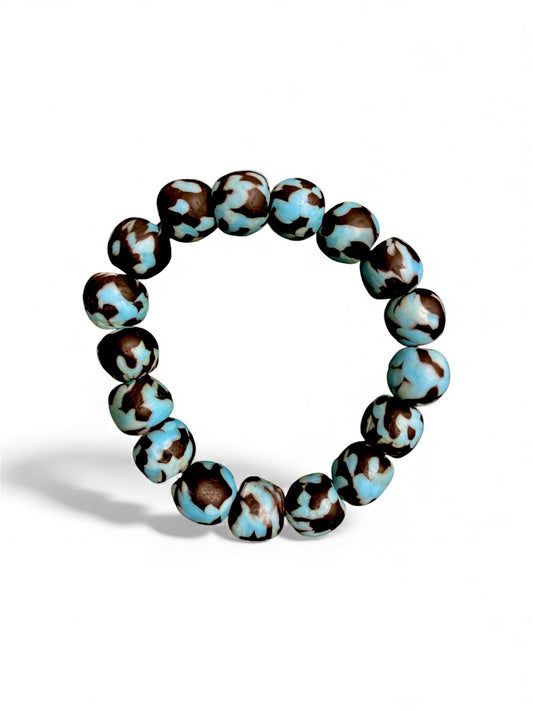 Blauwe Vlam Zandloper Armband