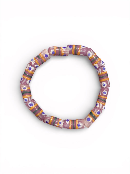 Paarse Boze Oog Armband
