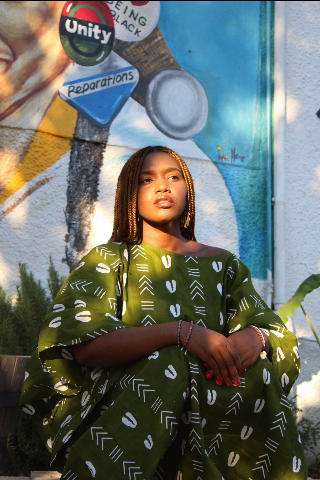 Fatoumata  in Coweries Dress Payment link